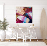 "Magnolias in March"— Original Abstract Painting (36x36)
