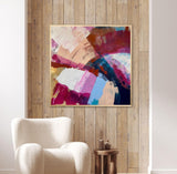 "Magnolias in March"— Original Abstract Painting (36x36)