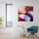 "Magnolias in March"— Original Abstract Painting (36x36)