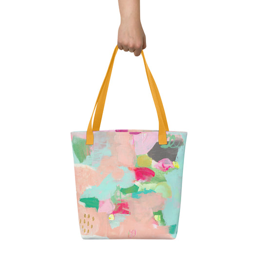 Peachy Abstract Tote bag
