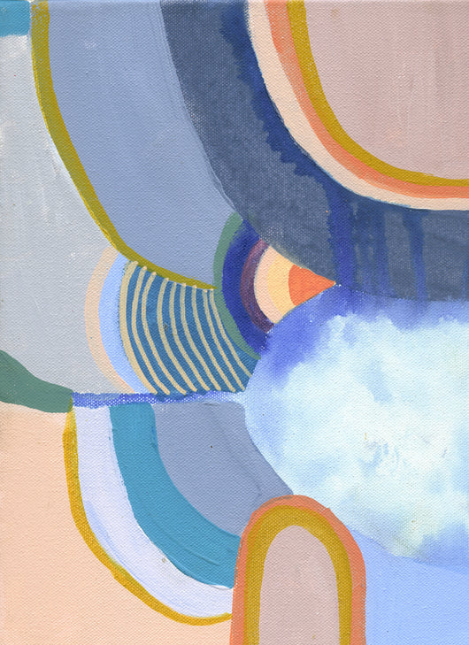 FEELING ART DECO— 9x12 on canvas