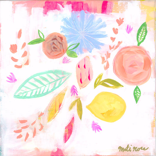 Cala Luna Citrus— 12x12 (free shipping in US)