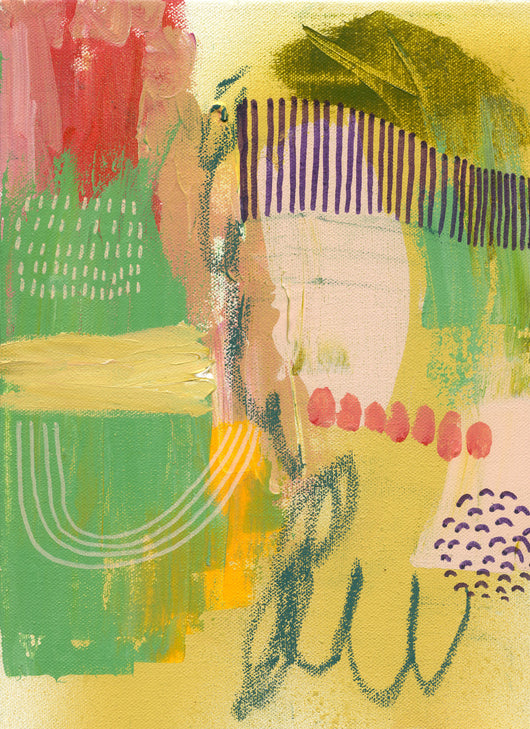MUSTARD, HONEY— 9x12 on canvas