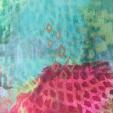 Moroccan Series:: Souk Pigments— 14x14 with custom frame