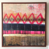 Moroccan Series: Night Skies— 21x21" with custom frame