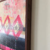 Moroccan Series: Night Skies— 21x21" with custom frame