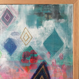 Lucy in the Sky with Diamonds—Moroccan Series 19.5x19.5" with custom frame