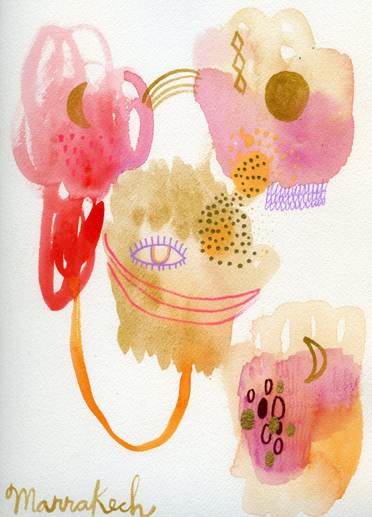 Marrakech Magic— Watercolor Original 9x12