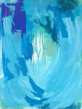 Ocean Series::Playa Santa Cruz::  19x25" with custom frame
