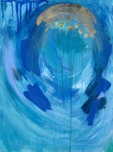Ocean Series:: Playa Nosara:: 19x25" with custom frame