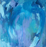 "Ocean Series::Playa Manzanillo":: Original Abstract Painting (30x30)