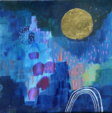 Moonbeam No. 6— 9x9 Frame Included