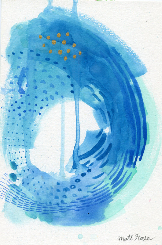 Nosara Surf No. 3— Original Watercolor 9x6