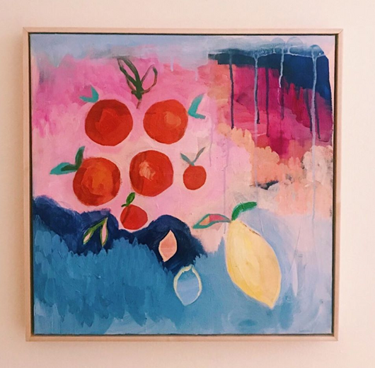 Lemons & Clementines with Custom Frame