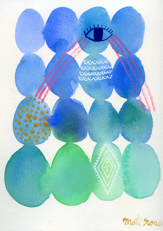 Protection— Watercolor Original 9x12
