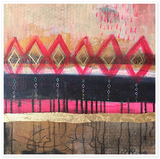 Moroccan Series: Night Skies— 21x21" with custom frame
