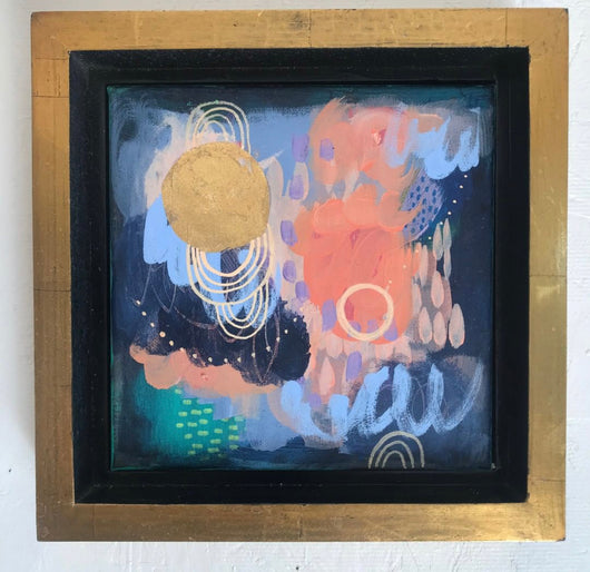 Moon Meditation—10x10 Frame included // Free shipping in US