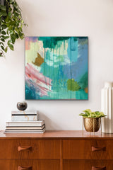 Turn Your Face Into the Breeze— 30x30 inches