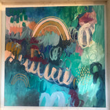 A Hearty Yes—20x20 on canvas