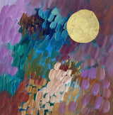 Lilac Moonlight— 12x12 Painting on Canvas {Free Shipping}