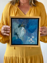 Cloud Canyon Mini No. 4— 10x10 Art with Wooden Frame Included