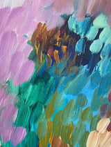 Lilac Moonlight— 12x12 Painting on Canvas {Free Shipping}