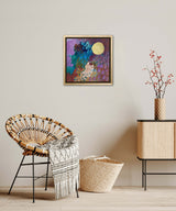 Lilac Moonlight— 12x12 Painting on Canvas {Free Shipping}