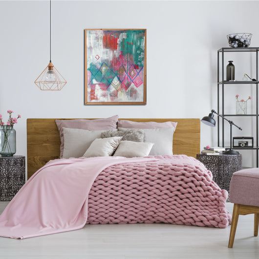Moroccan Series: Mint Tea and Rose—  17.5x21.5