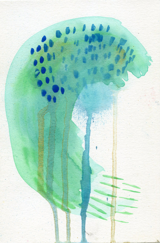 Nosara Surf No. 2— Original Watercolor 9x6