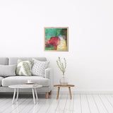 Moroccan Series:: Souk Pigments— 14x14 with custom frame