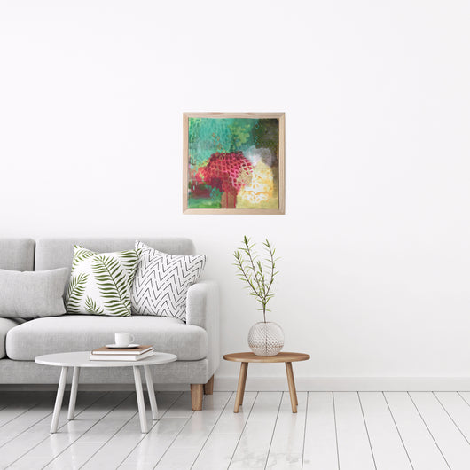 Moroccan Series:: Souk Pigments— 14x14 with custom frame