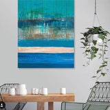 Ocean Series: Playa Carmen::  36x48" on canvas