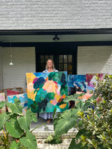 "Tilden Spring"— Original Abstract Painting (40x40)