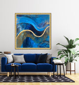 ELEVATE—Waves 40x40 Painting on Canvas