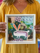 Bunny love 10x10 on canvas