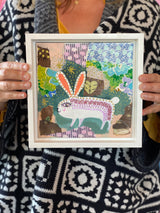 Bunny love 10x10 on canvas