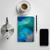 Ocean Abstract Spiral Notebook