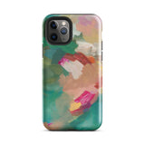 Green Abstract iphone Case