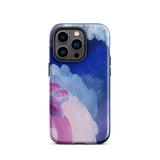 Magenta Blue Cloud Case for iPhone®
