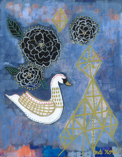 Sariah Swan— Acrylic on Canvas Original 11x14