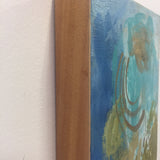 Playa Mina:: Ocean Series 6x8" on wooden panel