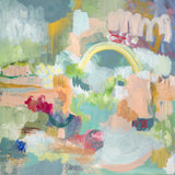 Rainbow Sorbet— 30x30 on canvas
