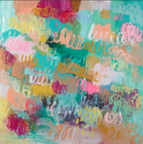 SCRIBBLE MEDITATION No 2— 40x40 Free Shipping in US