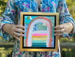 Rainbow Connection No. 4— 9x9 Frame Included