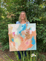 Cloud Canyon No. 12— 30x30 Painting on Canvas
