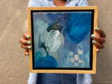 Cloud Canyon Mini No. 4— 10x10 Art with Wooden Frame Included