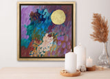 Lilac Moonlight— 12x12 Painting on Canvas {Free Shipping}
