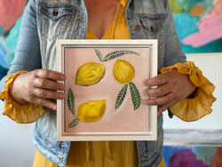 Amalfi Lemons No 2— 10x10 with frame {Free Shipping}
