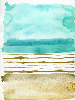 The Tide— Watercolor Original 9x12